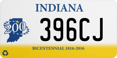 IN license plate 396CJ