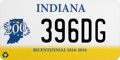 IN license plate 396DG