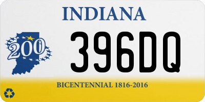 IN license plate 396DQ