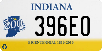 IN license plate 396EO