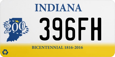 IN license plate 396FH