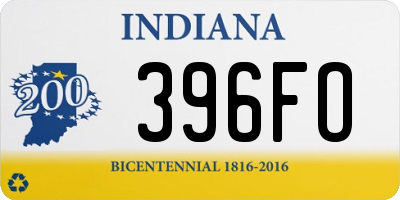 IN license plate 396FO