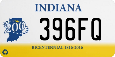 IN license plate 396FQ