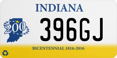 IN license plate 396GJ