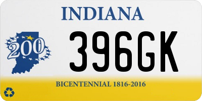 IN license plate 396GK