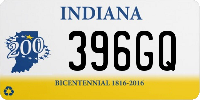 IN license plate 396GQ