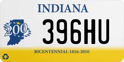 IN license plate 396HU