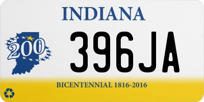 IN license plate 396JA