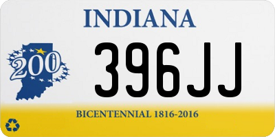 IN license plate 396JJ