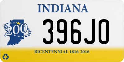 IN license plate 396JO