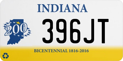 IN license plate 396JT