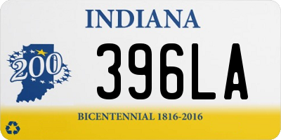 IN license plate 396LA