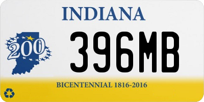 IN license plate 396MB