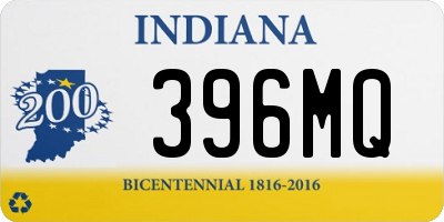 IN license plate 396MQ