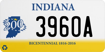 IN license plate 396OA