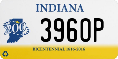 IN license plate 396OP