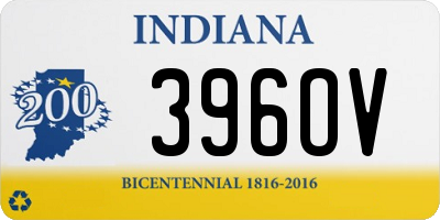 IN license plate 396OV