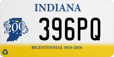 IN license plate 396PQ