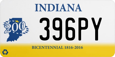 IN license plate 396PY