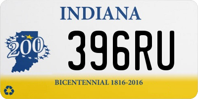 IN license plate 396RU