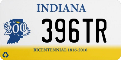 IN license plate 396TR