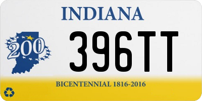 IN license plate 396TT