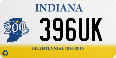 IN license plate 396UK