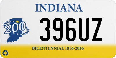 IN license plate 396UZ