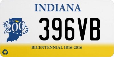 IN license plate 396VB