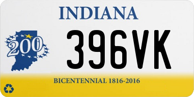 IN license plate 396VK