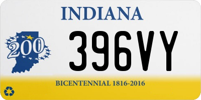 IN license plate 396VY