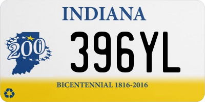 IN license plate 396YL