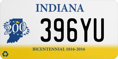 IN license plate 396YU