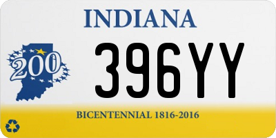 IN license plate 396YY