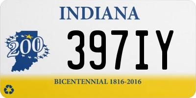 IN license plate 397IY