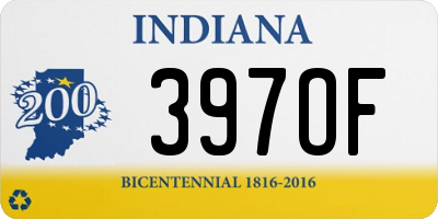 IN license plate 397OF