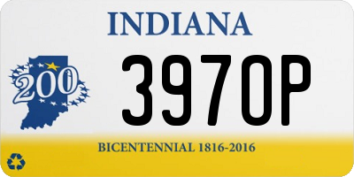 IN license plate 397OP