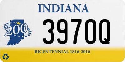IN license plate 397OQ