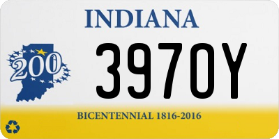 IN license plate 397OY