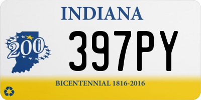 IN license plate 397PY