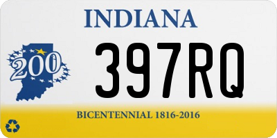 IN license plate 397RQ