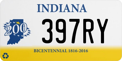 IN license plate 397RY