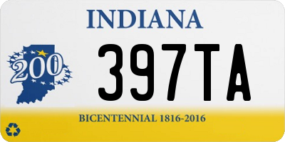 IN license plate 397TA