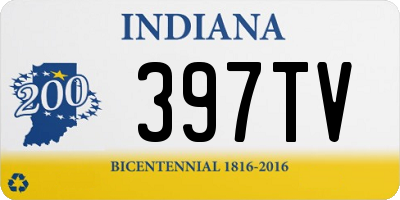 IN license plate 397TV