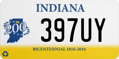 IN license plate 397UY