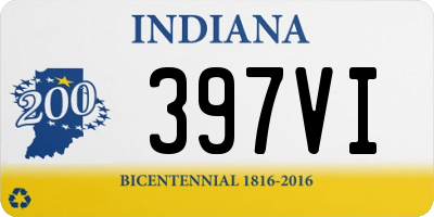 IN license plate 397VI