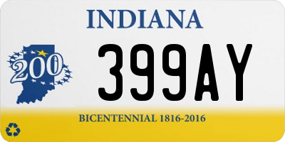 IN license plate 399AY