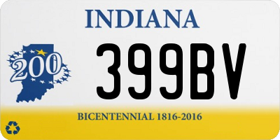 IN license plate 399BV