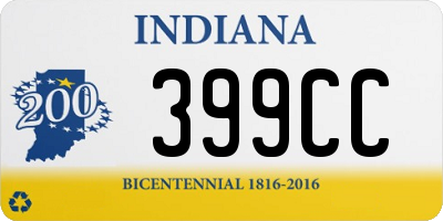 IN license plate 399CC