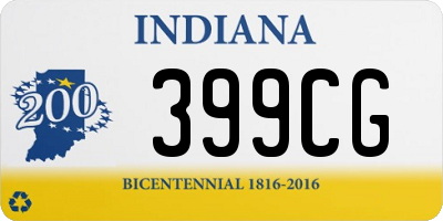 IN license plate 399CG